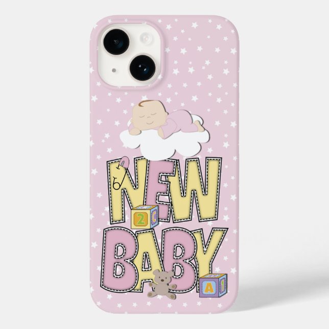 Cute New Baby Girl iPhone case (Back)