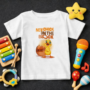Cute New Chick On The Block Baby T-Shirt