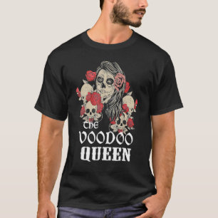 Cute New Orleans Mardi Gras Voodoo Queen Halloween T-Shirt