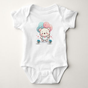 Cute New Year Baby Bodysuit