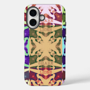 Cute nice and lovely African Motif Design Print iPhone 16 Case