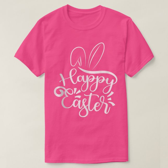 Cute Nice Easter Day Tee Happy Bunny Easter Egg De (Design Front)