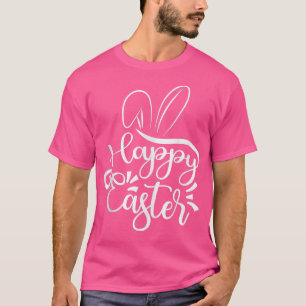 Cute Nice Easter Day Tee Happy Bunny Easter Egg De