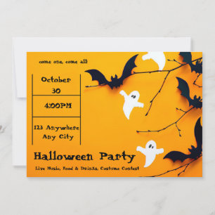 Cute Nice Halloween Party invitation