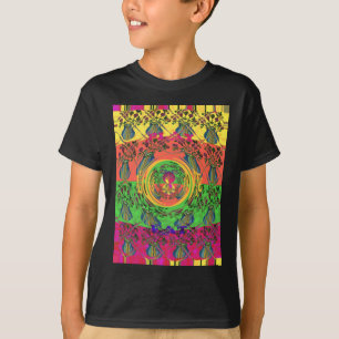 Cute Nice & Lovely Floral Motif Art Print Design T-Shirt