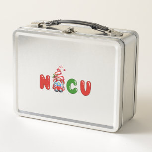 Cute NICU Christmas design   Metal Lunch Box
