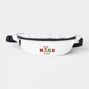 Cute NICU nurse Christmas design Bum Bags