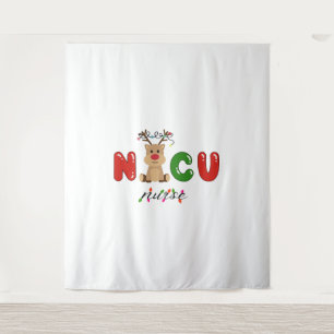 Cute NICU nurse Christmas design Tapestry