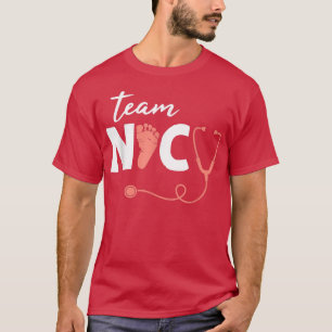 Cute NICU Nurse ICU Neonatal Nurse Tiny Humans Hel T-Shirt