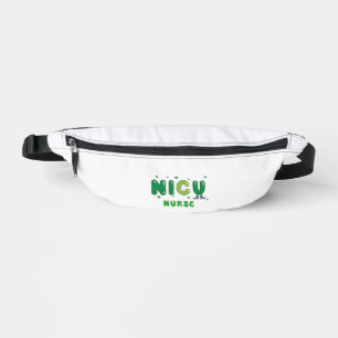 Cute NICU nurse St. Patrick's design Bum Bags