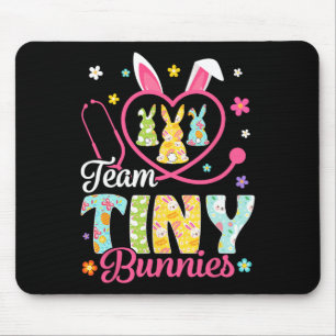 Cute Nicu Picu Landd Nurse Easter Day Stethoscope Mouse Mat