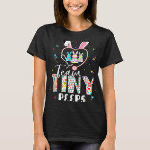 Cute Nicu Picu Landd Nurse Easter Day Stethoscope  T-Shirt