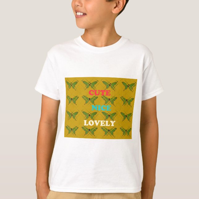 Cute Nie Lovely Vintage Butterfly.png T-Shirt (Front)
