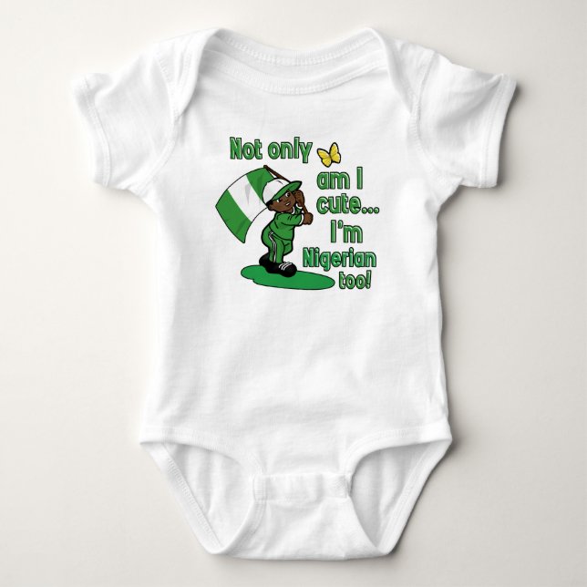 Cute Nigerian baby design Bodysuit (Front)