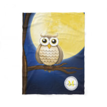 Cute Night Wise Owl | Decorative