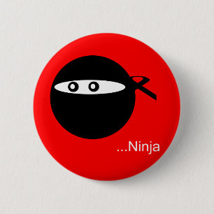 Cute Ninja 6 Cm Round Badge