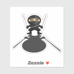 Cute Ninja Boy Twin Katana Anime Warrior