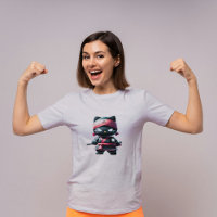 Cute Ninja Cat T-shirt
