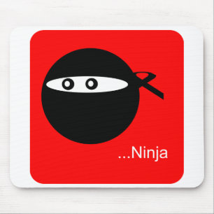 Cute Ninja Mouse Pad