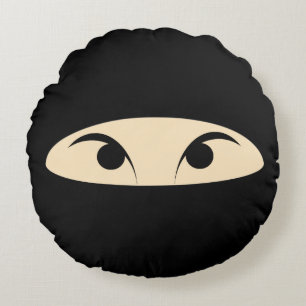 Cute Ninja Round Cushion