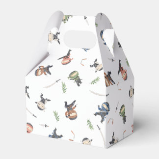 Cute Ninja Warrior Kids Birthday Party Favour Box