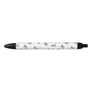 Cute Ninja Warrior Kids Black Ink Pen