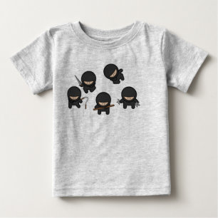 Cute Ninjas Baby T-Shirt