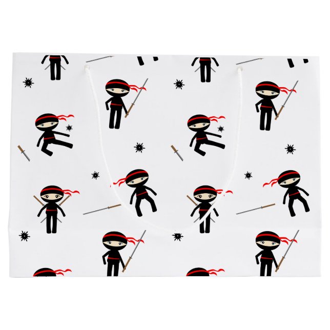 Cute ninjas large gift bag (Back)
