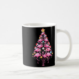 Cute Nk Flamingo Christmas Tree Santa Hat Trocal P Coffee Mug