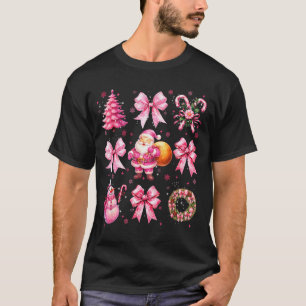 Cute Nk Santa Coquette Snowman Christmas Xmas Wome T-Shirt