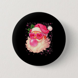 Cute Nk Santa Snowflake Christmas Pajamas Xmas Gir 6 Cm Round Badge