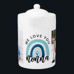 Cute Nonna Photo Rainbow<br><div class="desc">This cute We Love You Nonna rainbow mug is sure to make her smile every time she drinks her coffee ♥ The photograph are for illustrative purposes and can be changed to your own.</div>