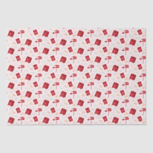 Cute North Pole Mail Christmas Pattern Tissue Paper