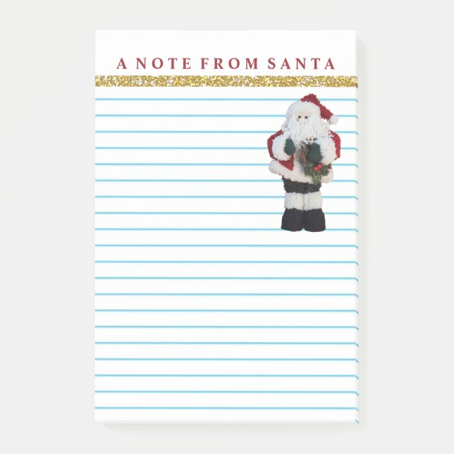 Cute Note From Santa Claus (Front)