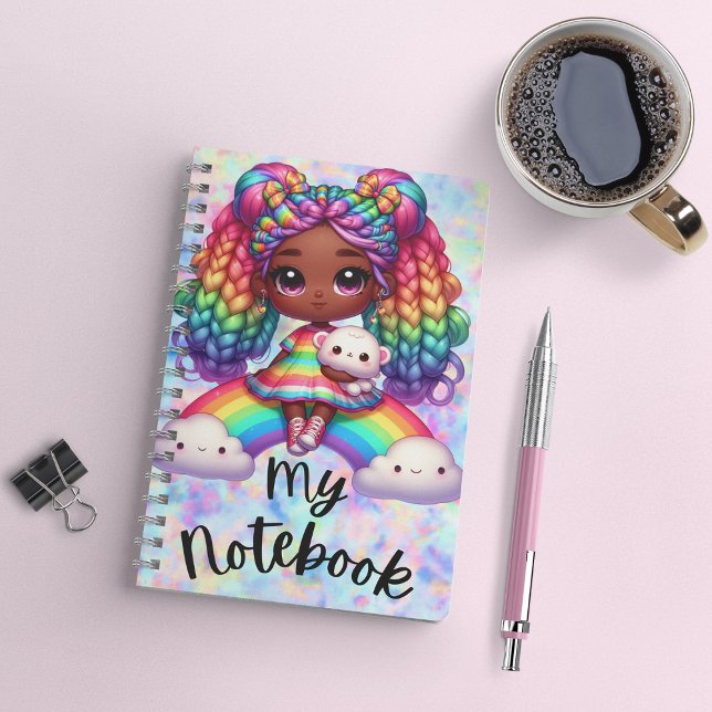 Cute Notebook / Colourful Rainbow Notebook (Creator Uploaded)