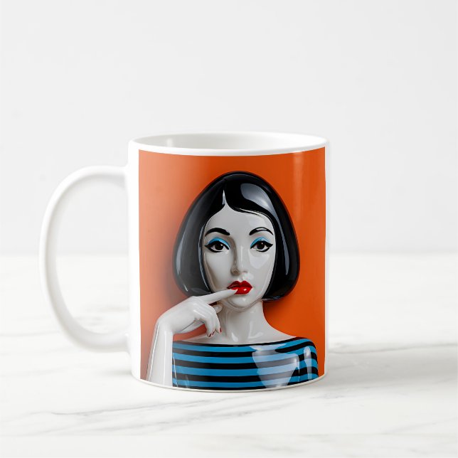 Cute Nurse Cat Mug (Left)
