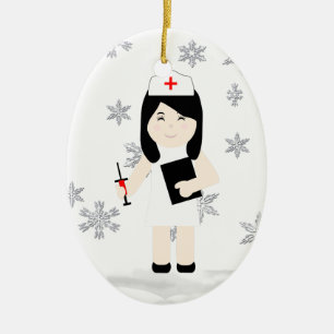 Cute Nurse Christmas Ornament 3