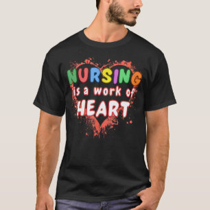 cute nurse day 2023 decoration with heart T-Shirt