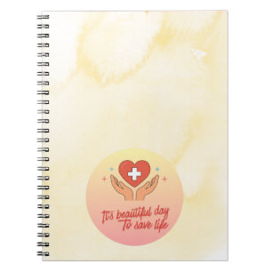 Cute Nurse Doctor Spiral Notebook 