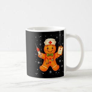 Cute Nurse Gingerbread Pjs Christmas Xmas Nurse Rn Coffee Mug