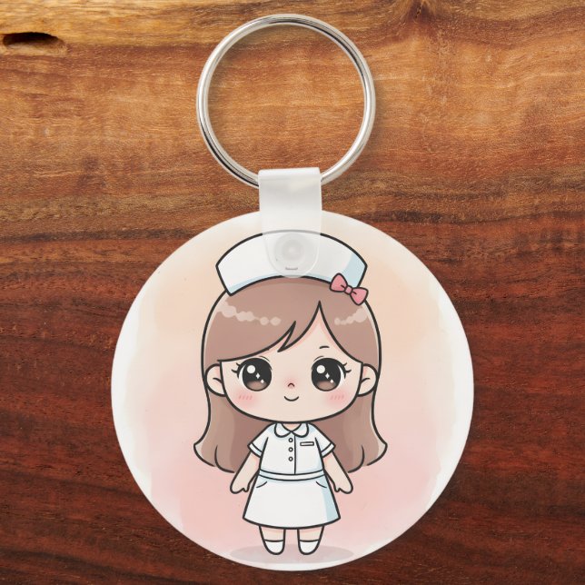 Cute Nurse Keychain (Front)