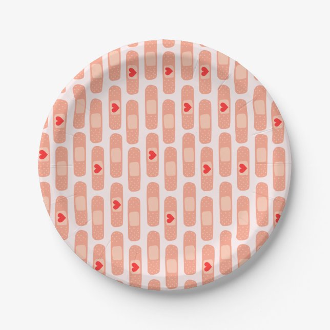 Cute Nurse Paper Plates (Front)