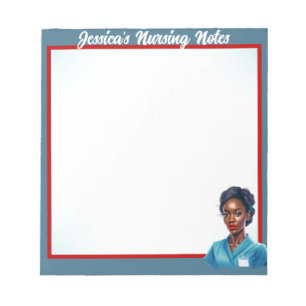 Cute Nurse Pinup_ It's in my blood Notepad