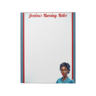 Cute Nurse Pinup_ It's in my blood Notepad