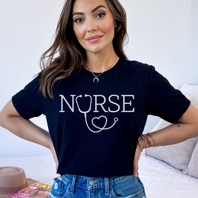 Cute Nurse Shethoscope, Nursing School Graduation T-Shirt (Creator Uploaded)