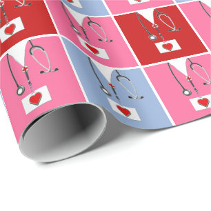 Cute Nurse Wrapping Paper