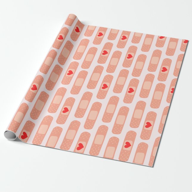 Cute Nurse Wrapping Paper (Unrolled)
