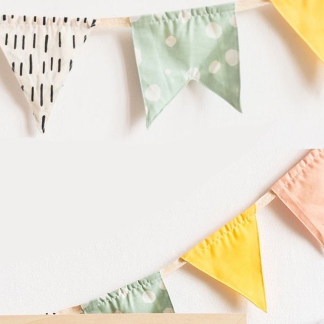 Cute Nursery Colourful Cute Soft  Colour Bunting (Creator Uploaded)
