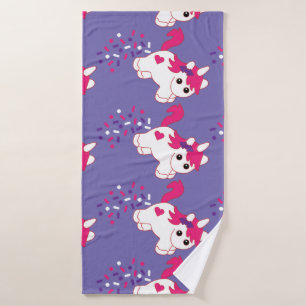 Cute Nursery Unicorn Decor   Bath Towel Set