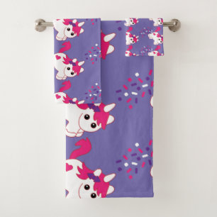 Cute Nursery Unicorn Decor    Bath Towel Set